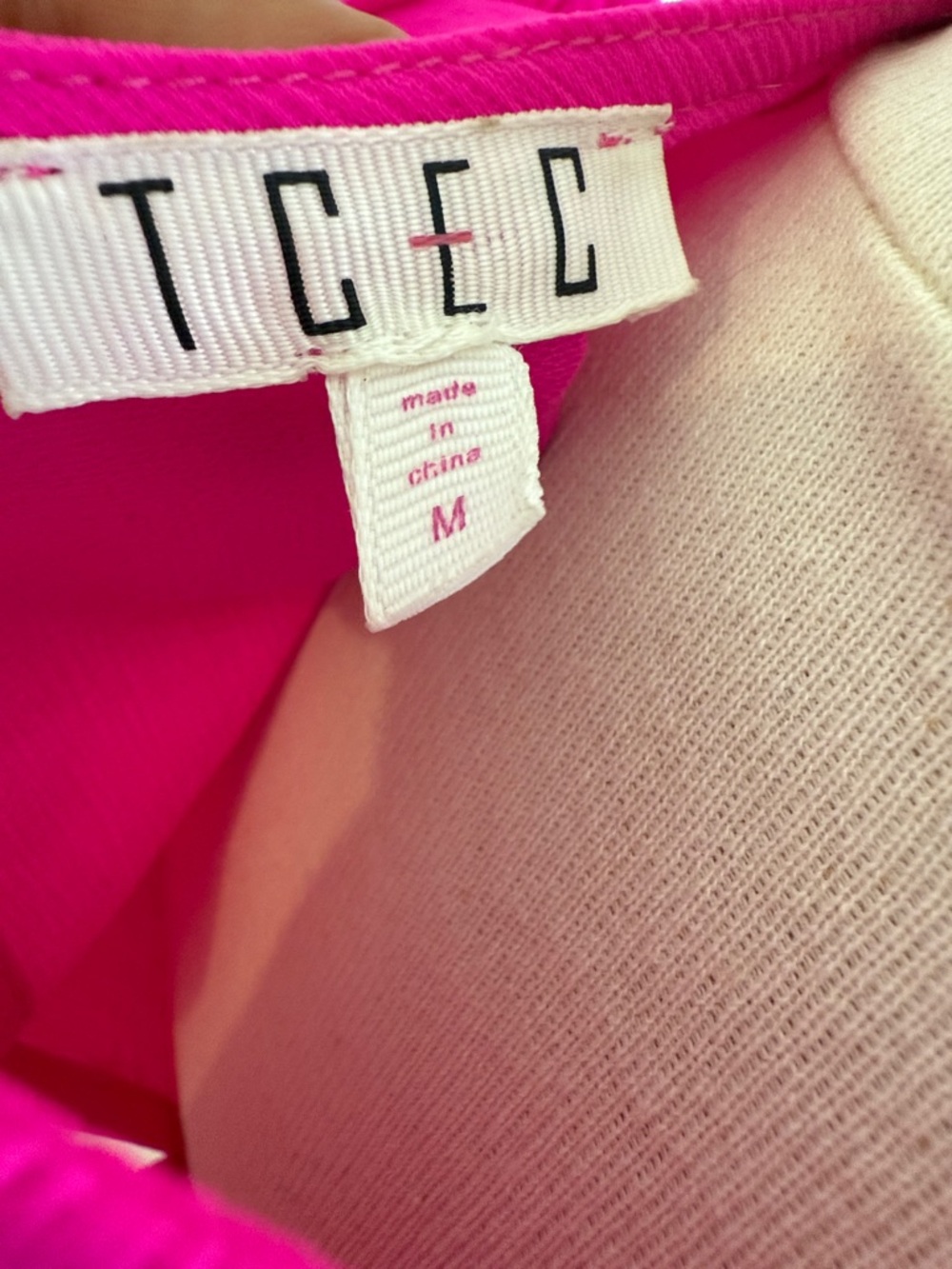 TCEC Bright Fuchsia Ruffle Sleeve Dress - Picture 4 of 5